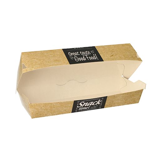 Baguetteboxen, Pappe "pure" 22 x 8,5 cm "Good Food" 1