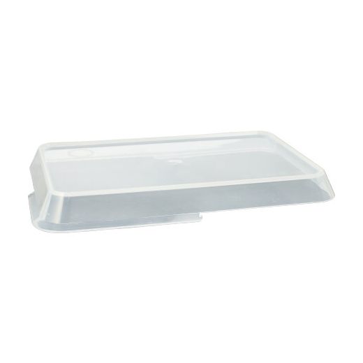 Deckel für Mehrweg-Foodboxen eckig, 15,6 x 23,4 x 2,5 cm transparent - Bild 1