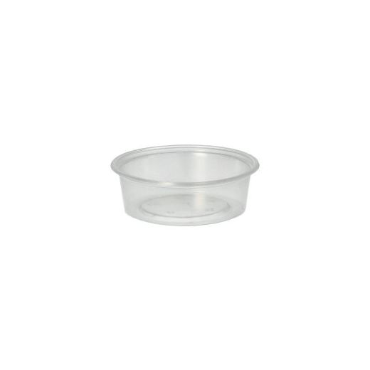 Dressingbecher, PP rund 50 ml Ø 7,1 cm · 2,4 cm transparent 1