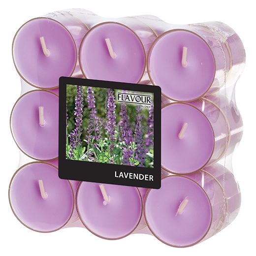 Duftteelichter, Lavendel, Ø 38 mm · 24 mm, "Flavour" - Bild 1