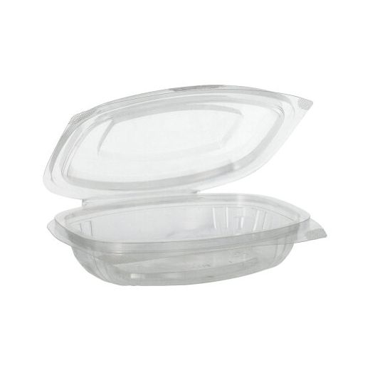 Salatschalen To Go mit Klappdeckel, PLA "pure" 250 ml 3,1 x 16,1 x 13,2 cm glasklar 1