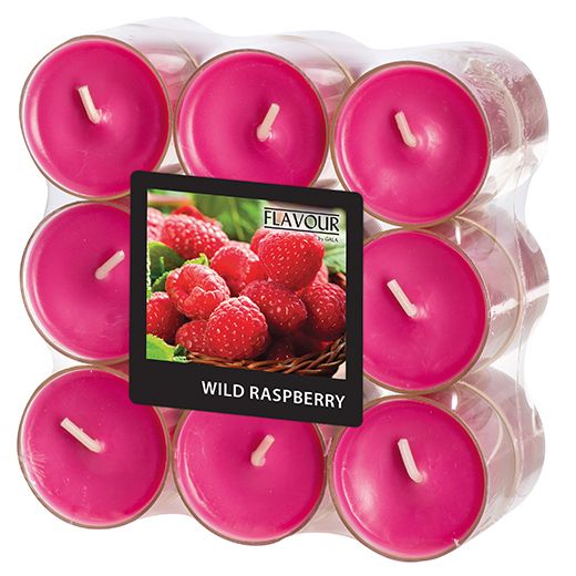 "Flavour" Duftlichte Wild Raspberry in Polycarbonathülle - Bild 1