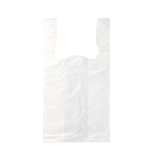 Hemdchen-Tragetaschen, HDPE 50 x 26 x 16 cm weiss 1