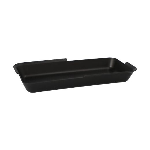 Mehrweg-Foodboxen eckig, 11,7 x 23,4 x 3 cm schwarz  - Bild 1