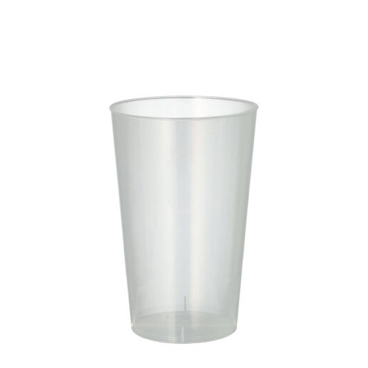 Mehrweg Plastikbecher (PP), 0,3 l Ø 7,8 cm · 11,8 cm transluzent unzerbrechlich 1