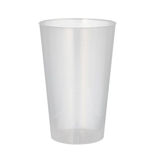 Mehrweg-Plastikbecher PP 0,4 l Ø 8,6 cm · 13 cm unzerbrechlich - Bild 1