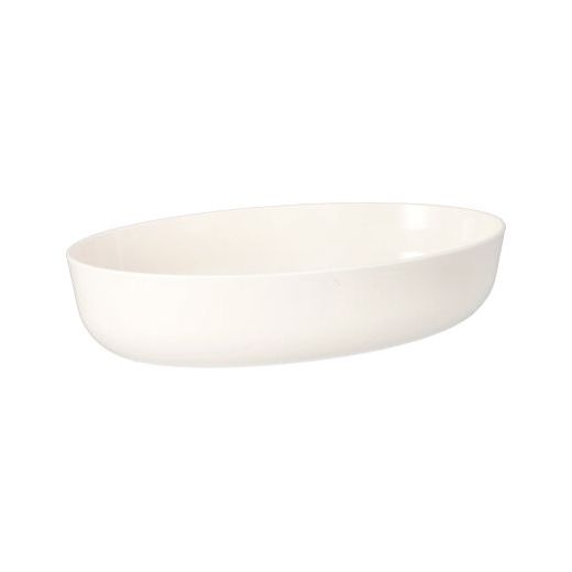 Mehrweg-Schalen oval, 1600 ml, 16,5 x 26 cm x 6 cm weiss "Cella" - Bild 1