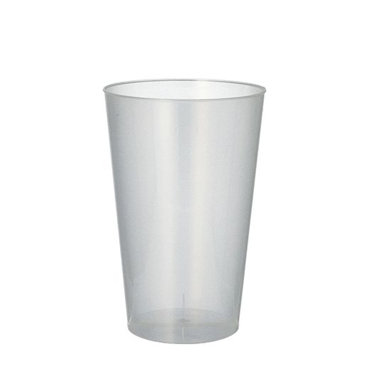 Mehrweg-Plastikbecher PP 0,4 l Ø 8,6 cm · 13 cm unzerbrechlich 1