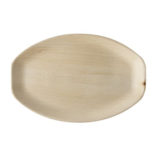 Palmblatt Teller oval "pure", 37 x 25 cm  - Bild 1