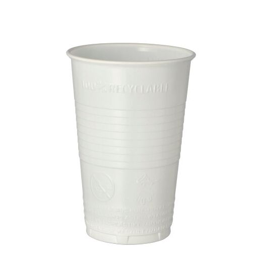 Plastikbecher (PP), 0,3 l Ø 7,8 cm · 11,3 cm weiss 1