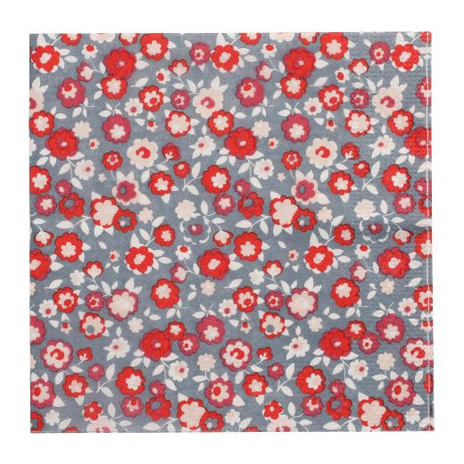 Servietten, 3-lagig 1/4-Falz 33 x 33 cm "Liberty Rouge" 1