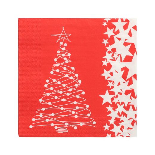 Servietten, 3-lagig 1/4-Falz 33 x 33 cm "Mon Beau Sapin" 1