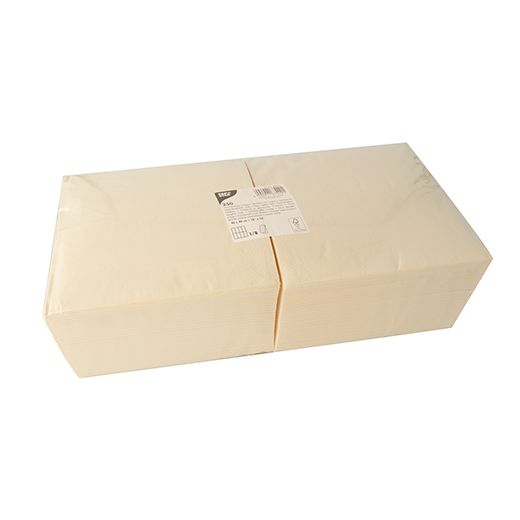 Servietten, creme 3-lagig 1/8-Falz 40 x 40 cm 1