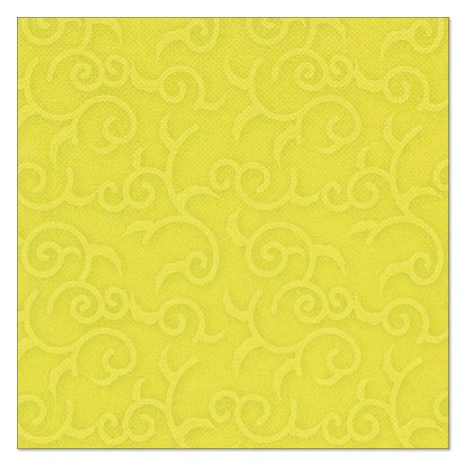 Servietten, limonengrün "ROYAL Collection" 1/4-Falz 40 x 40 cm "Casali" 1