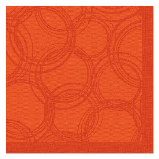 Servietten, nektarine "ROYAL Collection" 1/4-Falz 40 x 40 cm "Bubbles" 1