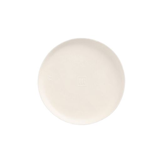 Teller Zuckerrohr "pure" rund Ø 9 cm · 1 cm weiss "Cella" - Bild 1