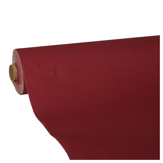 Tissue Tischdecke, bordeaux "ROYAL Collection" 25 x 1,18 m 1