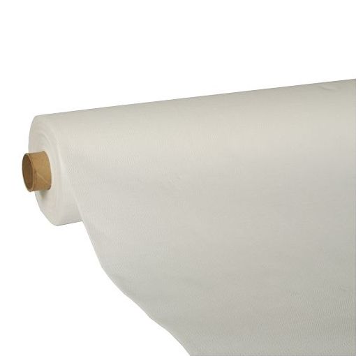 Tissue Tischdecke, weiss "ROYAL Collection" 25 x 1,18 m 1