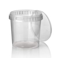 Feinkostbecher, PP 770 ml Ø 11,8 cm · 11,3 cm transparent mit Originalitätsverschluss