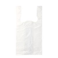 Hemdchen-Tragetaschen, HDPE 50 x 26 x 16 cm weiss