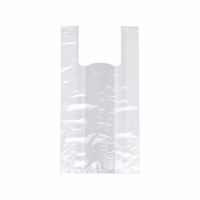 Hemdchen-Tragetaschen, HDPE 42 x 21 x 13 cm weiss