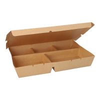 Lunchboxen aus Pappe, 5-geteilt, gesamt 900 ml 4,2 cm x 18,8 x 27,3 cm 