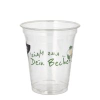 PLA-Kaltgetränkebecher 0,3 l "Becher aus Mais"