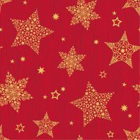 Servietten, 3-lagig 1/4-Falz 25 x 25 cm "Christmas Shine"