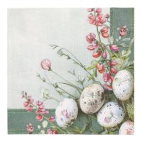 Servietten, 3-lagig 1/4-Falz 40 x 40 cm "Pastell Eggs"