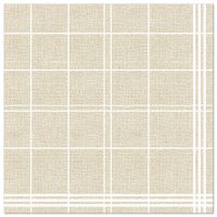 Servietten sand, "ROYAL Collection" 1/4-Falz 40 x 40 cm "Kitchen Craft"