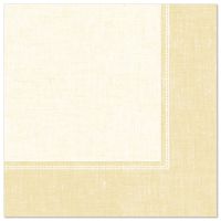 Servietten, creme, "ROYAL Collection", 1/4-Falz, 40 x 40 cm, "Linum"