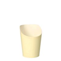 Snackbecher "To Go", Pappe 0,16 l Ø 7,5 cm · 9,9 cm beige